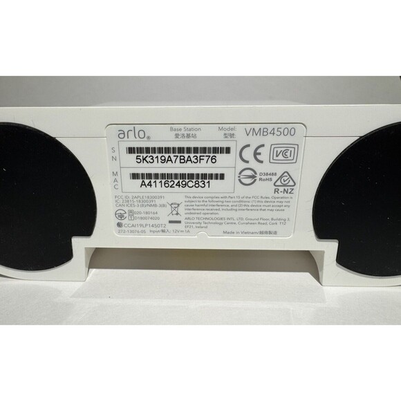 Genuine Arlo Ultra VMB4500 Smart Hub Wire-Free Pro, Pro 2 Base Station - Picture 9 of 9